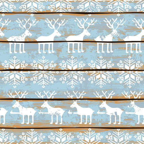 Teal and White Faux Themed Removable Wallpaper 6233| Walls By Me
