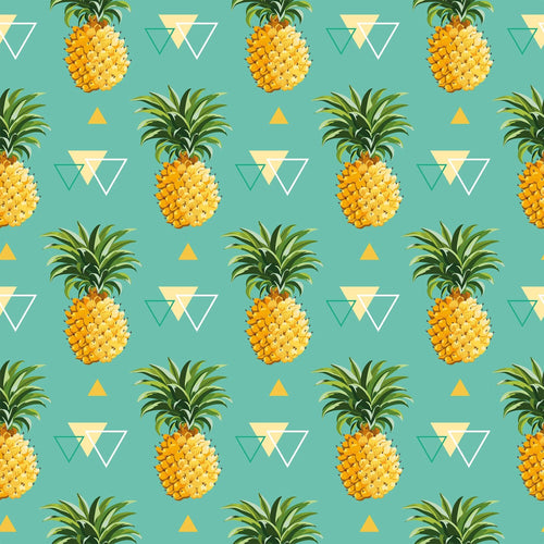 Blue Geometric Themed Removable Wallpaper 9787| Walls By Me