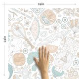 White Asian Themed Removable Wallpaper 5651| Walls By Me