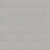 Grey Brick Tile Adhesive Removable Wallpaper 620B| Walls By Me