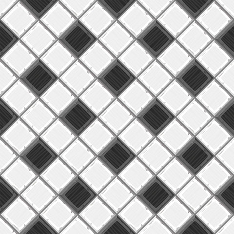 Charcoal Geometric Tile Adhesive Removable Wallpaper 3914| Walls By Me