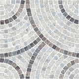 Grey Mosaic Tile Adhesive Removable Wallpaper 0374| Walls By Me