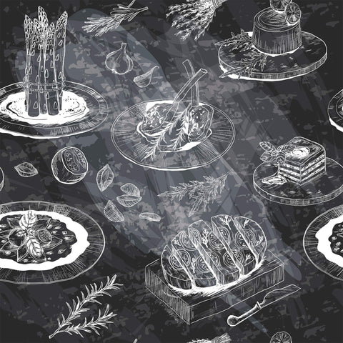 Black Bohemian Tile Adhesive Removable Wallpaper 5816| Walls By Me