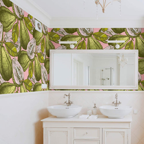 Green Bohemian Tile Adhesive Removable Wallpaper 492| Walls By Me