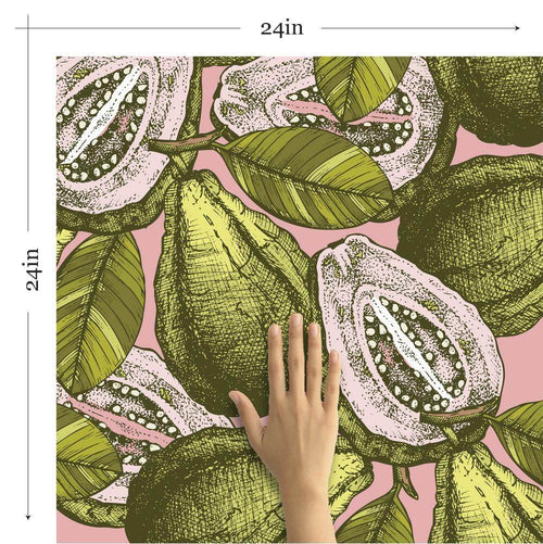 Green Bohemian Tile Adhesive Removable Wallpaper 492| Walls By Me