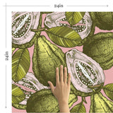 Green Bohemian Tile Adhesive Removable Wallpaper 492| Walls By Me