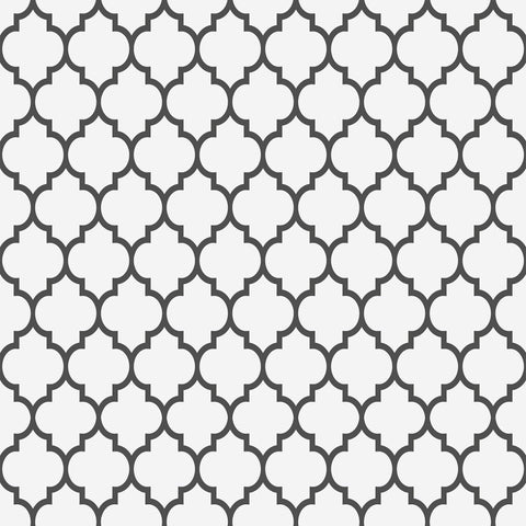 White Geometric Tile Adhesive Removable Wallpaper 2049| Walls By Me