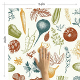 White Vintage Tile Adhesive Peel and Stick Removable Wallpaper