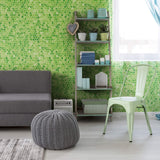 Green Mosaic Tile Adhesive Removable Wallpaper 3545| Walls By Me