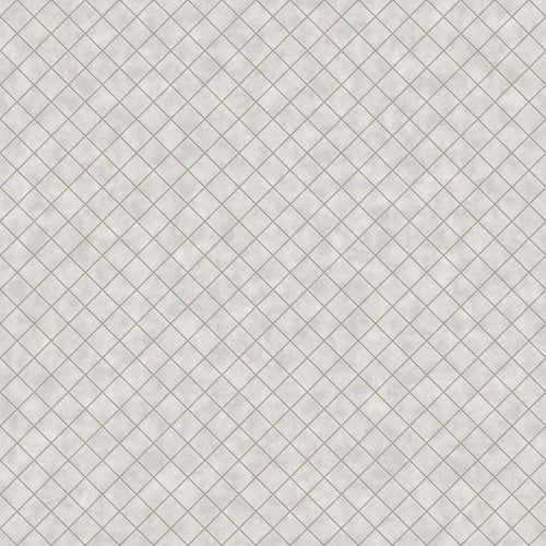 White Geometric Tile Adhesive Removable Wallpaper 7156| Walls By Me
