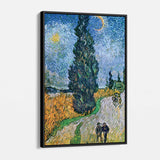 Blue van Gogh Wall Art Canvas 8884