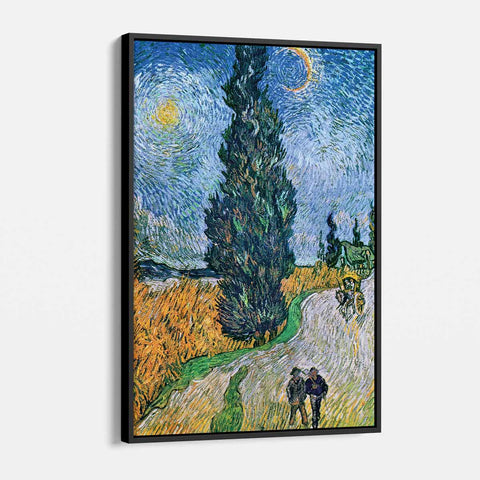 Blue van Gogh Wall Art Canvas 8884