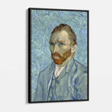 Blue van Gogh portrait Wall Art Canvas 5612