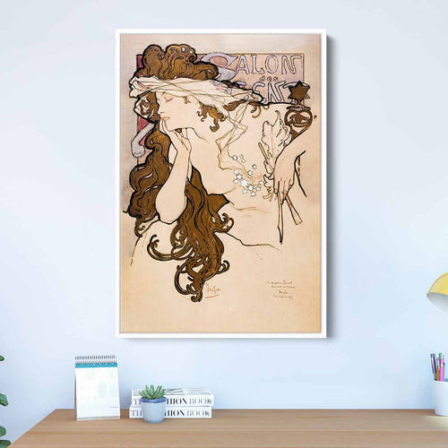 Beige vintage poster Wall Art Canvas 6495