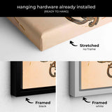 Beige vintage poster Wall Art Canvas 6495