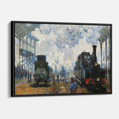 Brown vintage train Wall Art Canvas 7033