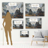 Brown vintage train Wall Art Canvas 7033