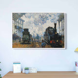 Brown vintage train Wall Art Canvas 7033