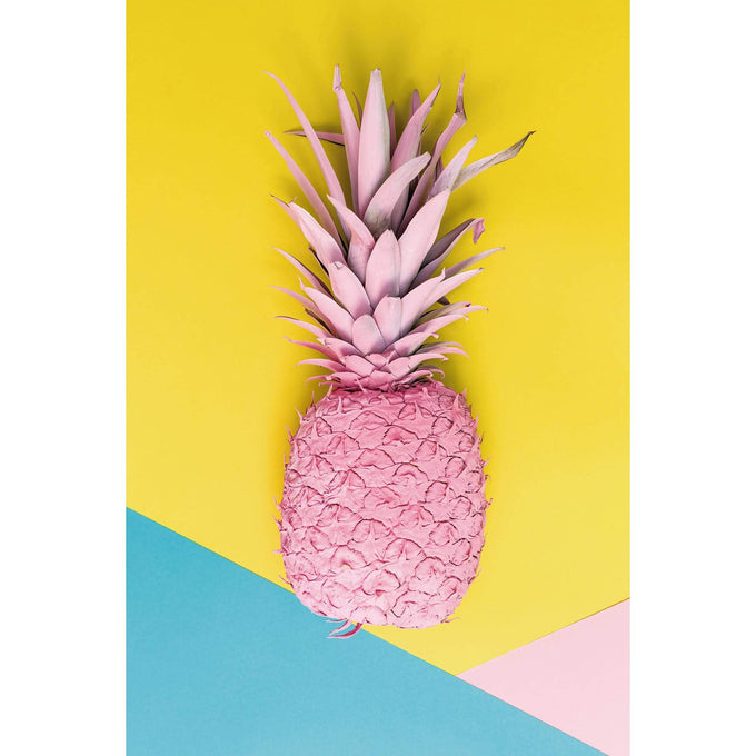 Pink and Yellow Pineapple Wall Art 8344
