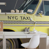 Green Car Peel and Stick Removable Wall Mural 4130
