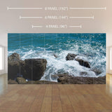 Blue Ocean Landscape Peel and Stick Removable Wall Mural 8092