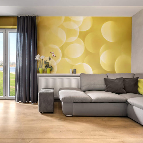 Yellow Light Peel and Stick Removable Wall Mural 4142