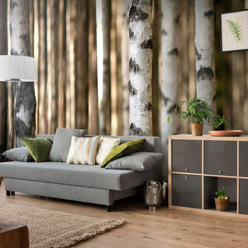 White Forest Peel and Stick Removable Wall Mural 5239