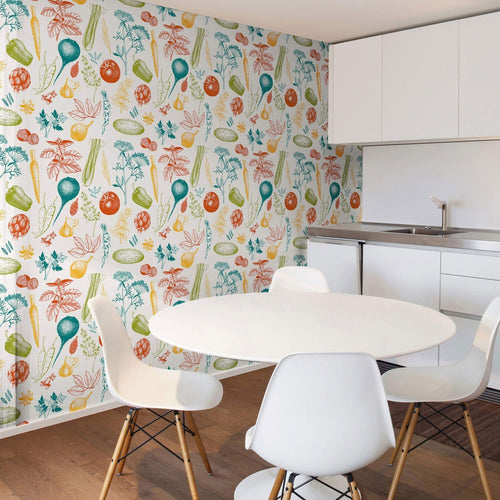 White Vintage Tile Adhesive Peel and Stick Removable Wallpaper