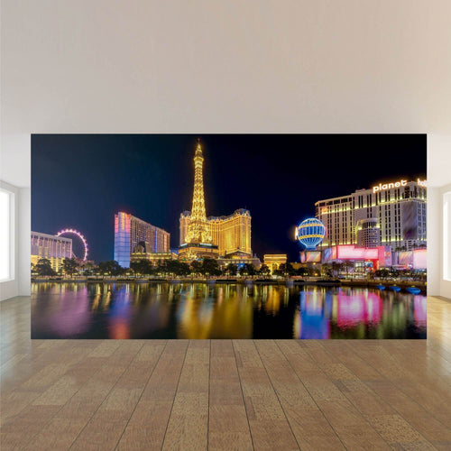 Yellow City Landscape Peel and Stick Removable Wall Mural 9433
