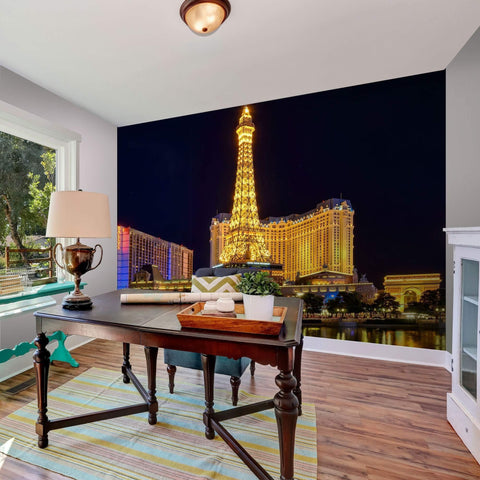 Yellow City Landscape Peel and Stick Removable Wall Mural 9433